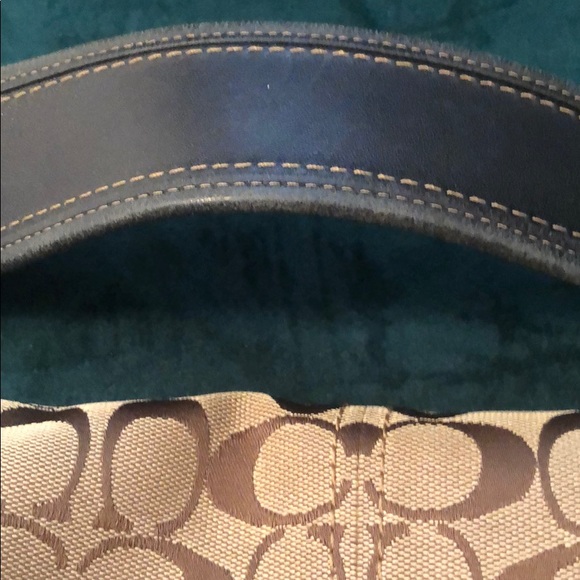 Coach Signature Hobo with Leather Trim - Picture 11 of 11